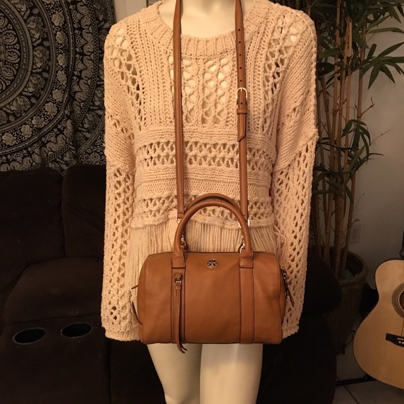 Tory Burch Handbags - Tory Burch Brown Leather Brody Crossbody Satchel